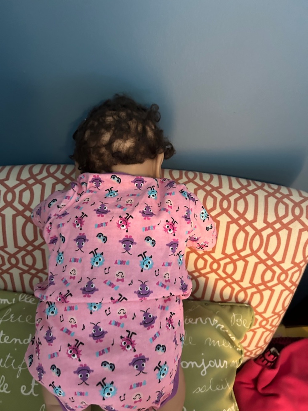 Baby Doll with Patterned Onesie - Picture 8 of 16